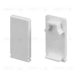 Заглушка 2шт Arlight LINE-1019 SILVER глухая (Пластик) 060435