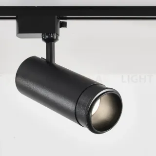 Трековый однофазный светильник Crystal Lux CLT 0.31 021 BK 3CCT ZOOM