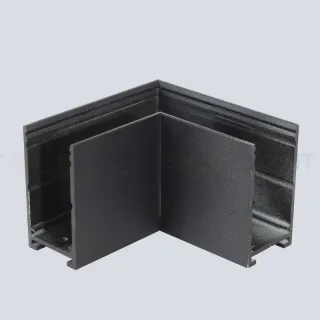 Соединитель для накладного шинопровода 220V угловой Crystal Lux CLT 0.215 04 BL