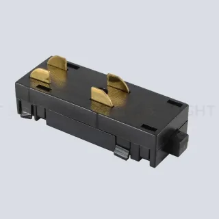 Соединитель питания прямой для накладного шинопровода 220V Crystal Lux CLT 0.205 03 BL