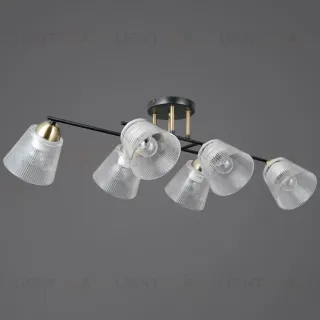 Потолочная люстра Illumico IL0845-6CSQ-25BKAB ELITE
