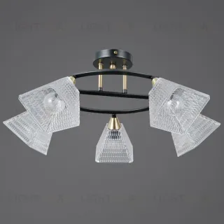 Потолочная люстра Illumico IL0850-5CSQ-25BKAB ELITE