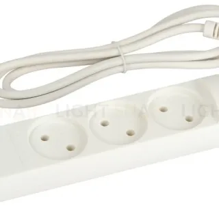 Удлинитель Эра U-3-1,5m-USB-W 3 розетки + 3xUSB A+C 1,5м 10А белый