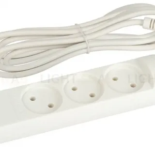 Удлинитель Эра U-3-3m-USB-W 3 розетки + 3xUSB A+C 3м 10А белый