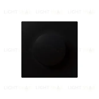 Универсальный диммер 3-500 Вт, Led 3-250В, HV - 500Вт, с накладкой, цвет Черный матовый (soft touch) Jasmart FD4012PBM-500RV