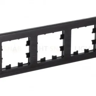 Рамка 3-ая Systeme Electric AtlasDesign Nature Металл оникс ATN312303