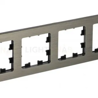 Рамка 4-ая Systeme Electric AtlasDesign Nature Металл латунь ATN312204