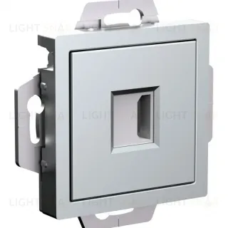 Розетка HDMI, механизм Systeme Electric AtlasDesign Алюминий ATN000380
