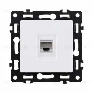 Розетка Ethernet RJ45 Cat.6, белый Kollinger Asthetik AS-017WH