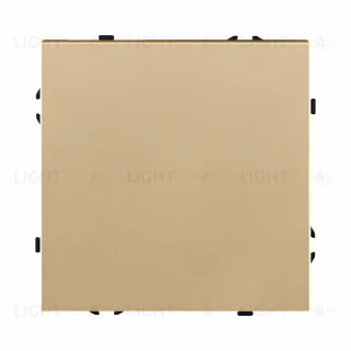 Выключатель кнопочный 1-клавишный 10А/250В, золотой Kollinger Eclipse EC-006GD