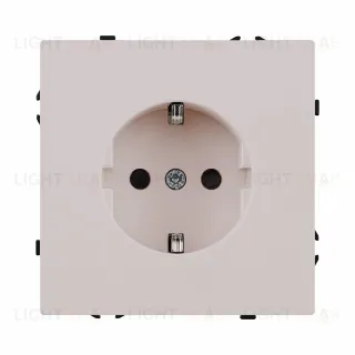 Розетка штепсельная SCHUKO 16A/250 В, кашемир матовый Kollinger Eclipse EC-014CM