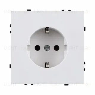 Розетка штепсельная SCHUKO 16A/250 В, белый глянцевый Kollinger Eclipse EC-014WG