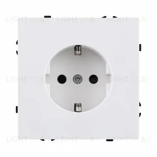 Розетка штепсельная SCHUKO 16A/250 В, белый матовый Kollinger Eclipse EC-014WH