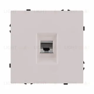 Розетка Ethernet RJ45 Cat.6, кашемир матовый Kollinger Eclipse EC-017CM
