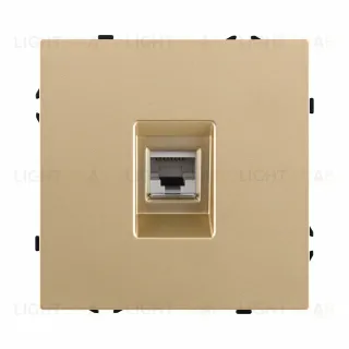Розетка Ethernet RJ45 Cat.6, золотой Kollinger Eclipse EC-017GD