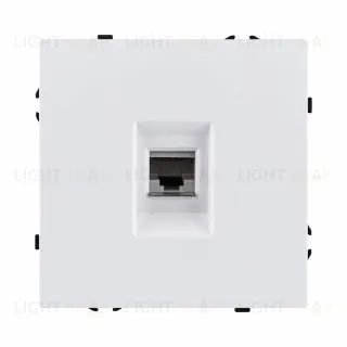 Розетка Ethernet RJ45 Cat.6, белый глянцевый Kollinger Eclipse EC-017WG