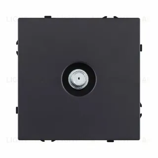 Розетка TV, черный матовый Kollinger Eclipse EC-020BK