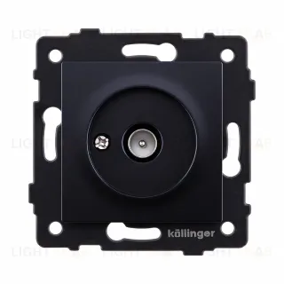 Розетка TV (папа), черный Kollinger REA-007BK для Aspekt, Eleganz, Reflex