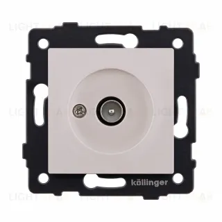 Розетка TV (папа), кашемир матовый Kollinger REA-007CM для Aspekt, Eleganz, Reflex