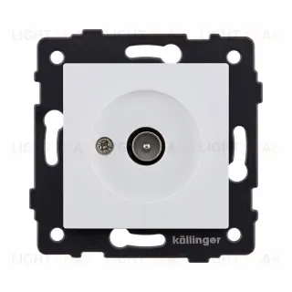 Розетка TV (папа), белый матовый Kollinger REA-007WM для Aspekt, Eleganz, Reflex