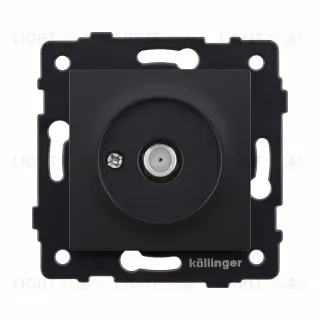 Розетка спутниковая SAT, черный матовый Kollinger REA-020BM для Aspekt, Eleganz, Reflex