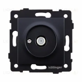 Розетка спутниковая SAT, черный Kollinger REA-020BK для Aspekt, Eleganz, Reflex