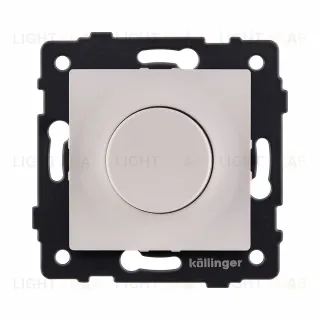 Светорегулятор для светодиодных ламп, проходной, 500W, кашемир матовый Kollinger REA-048CM для Aspekt, Eleganz, Reflex