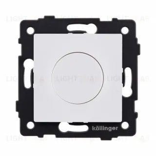 Светорегулятор для светодиодных ламп, проходной, 500W, белый матовый Kollinger REA-048WM для Aspekt, Eleganz, Reflex