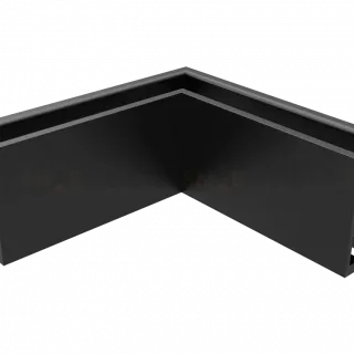 Соединитель для магнитного накладного шинопровода угловой Crystal Lux CLT 0.216 04 BL