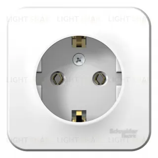 Розетка с/з без шторок, 16А, 250В Systeme Electric Blanca наруж Бел BLNRA010101