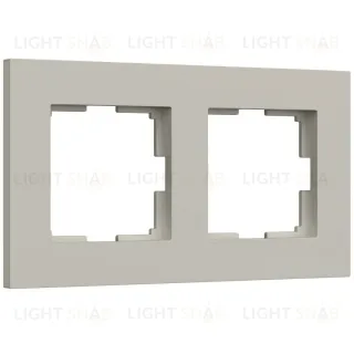 Рамка на 2 поста Werkel Slab (дымчатый софт) W0022917 4690389218415 a071621