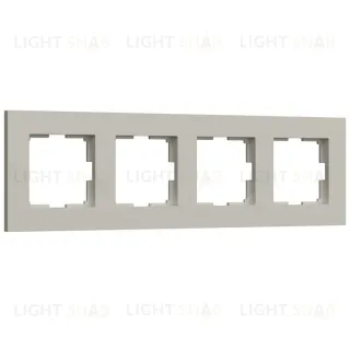 Рамка на 4 поста Werkel Slab (дымчатый софт) W0042917 4690389218453 a071628