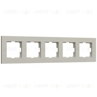 Рамка на 5 постов Werkel Slab (дымчатый софт) W0052917 4690389218477 a071630