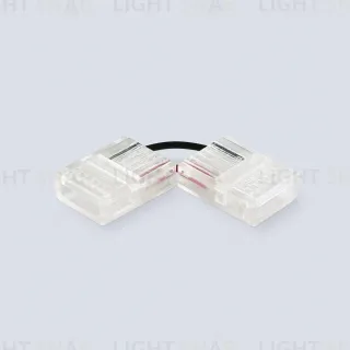 Соединитель угловой Ambrella Light Illumination COB 12/24V для лент 12mm (2 конт.) (10шт. в комплекте) GS6871