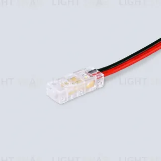 Соединитель гибкий односторонний Ambrella Light Illumination COB 12/24V для лент 5mm (2 конт.) (10шт. в комплекте) GS7373