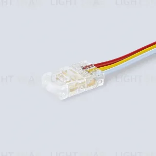 Соединитель гибкий двухсторонний Ambrella Light Illumination COB CCT 12/24V для лент 8mm (3 конт.) (5шт. в комплекте) GS7911