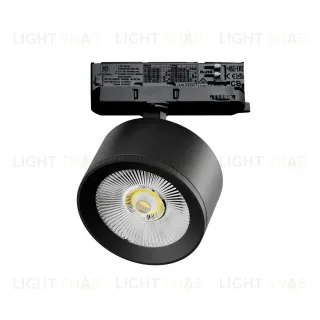 Трековый трехфазный светильник Quattro LED с адаптером Lightstar Alta Pro A5547QT (215547 + 594037)
