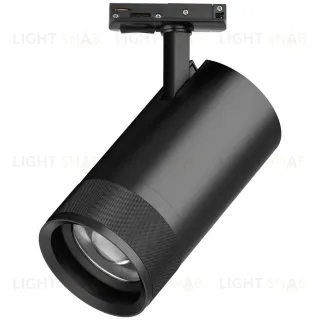 Трековый светильник для однофазного/трехфазного шинопровода Barra 20-55G с тонким адаптером Lightstar Canno Pro C4407SS