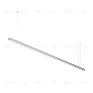 Линейный подвесной светильник Maytoni Technical 4000K 35x35 (Серебро, 2 м) LL312008