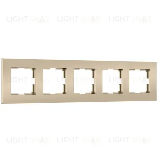 Рамка на 5 постов Werkel Slab (шампань софт) W0052911 4690389218460 a071629