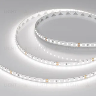 Светодиодная лента Arlight RT-A128-8mm 24V White6000 (10 W/m, IP20, 5m) (высок.эфф.150 лм/Вт) 038755(1)