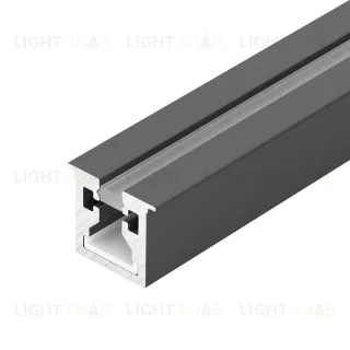 Профиль с экраном Arlight SL-MINI-3-H10-F12-2000 IRON GREY (Алюминий+пластик) 055322