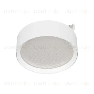 Трековый магнитный светильник Arlight MAG-MICROCOSM-RONDO-R105-10W Warm3000 (WH, 90 deg, 24V) (IP20 Металл) 051822