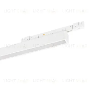 Трековый магнитный светильник Arlight MAG-MICROCOSM-FLAT-L300-10W Warm3000 (WH, 100 deg, 24V) (IP20 Металл) 051818