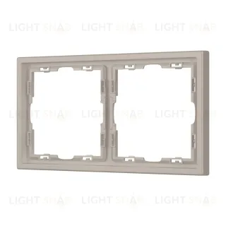Рамка пластиковая Arlight FRM-NOBE-SFPL-2-CA 059456