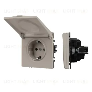 Механизм розетки влагозащищенный Arlight SCT-NOBE-MCP-SFPL-CA (230V, 16A) 059440