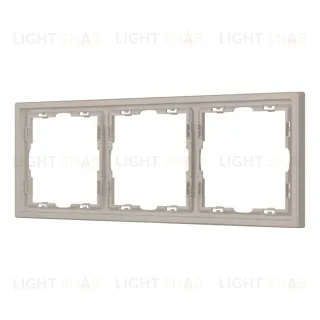 Рамка пластиковая Arlight FRM-NOBE-SFPL-3-CA 059458