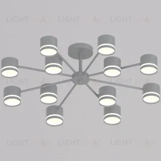 Люстра на штанге Reluce 89730-0.3-12 GX53 GREY
