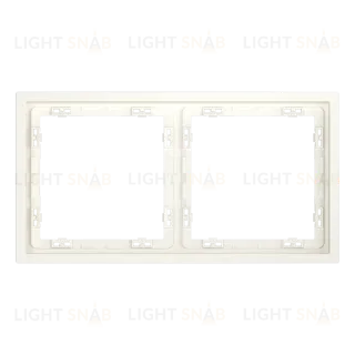 Рамка пластиковая Voltum S70 на 2 пост, (хлопок) VLS100213