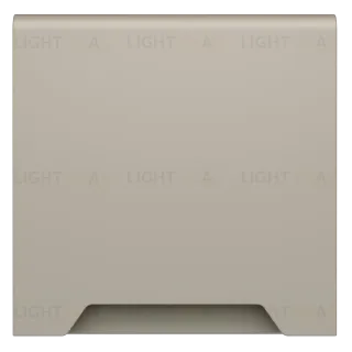 Накладка для розетки с заземлением, защитными шторками и крышкой Voltum S70 (кашемир) VLS000803